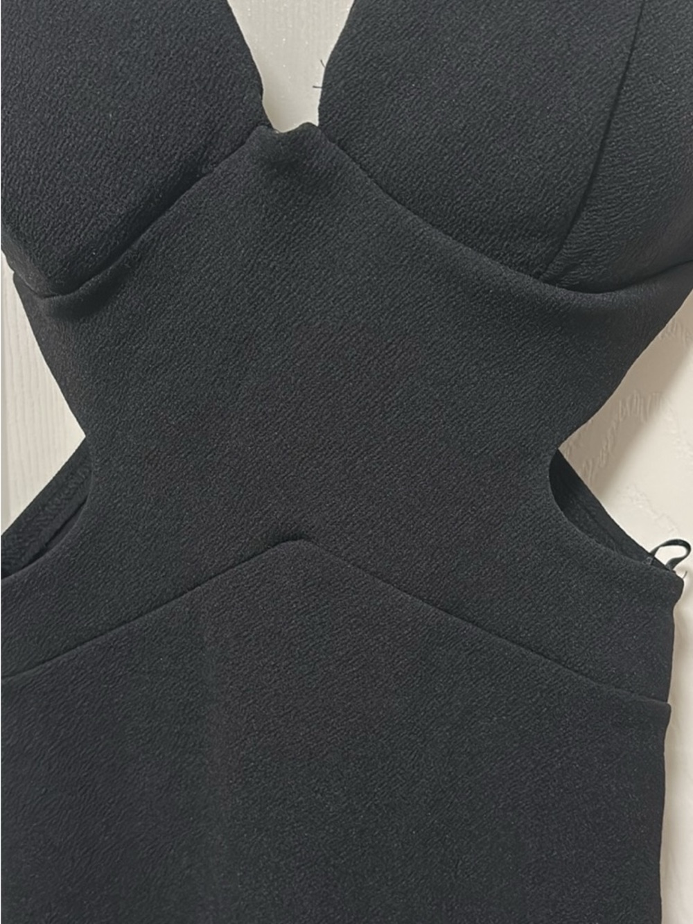 Boohoo Black Cutout Midi Dress